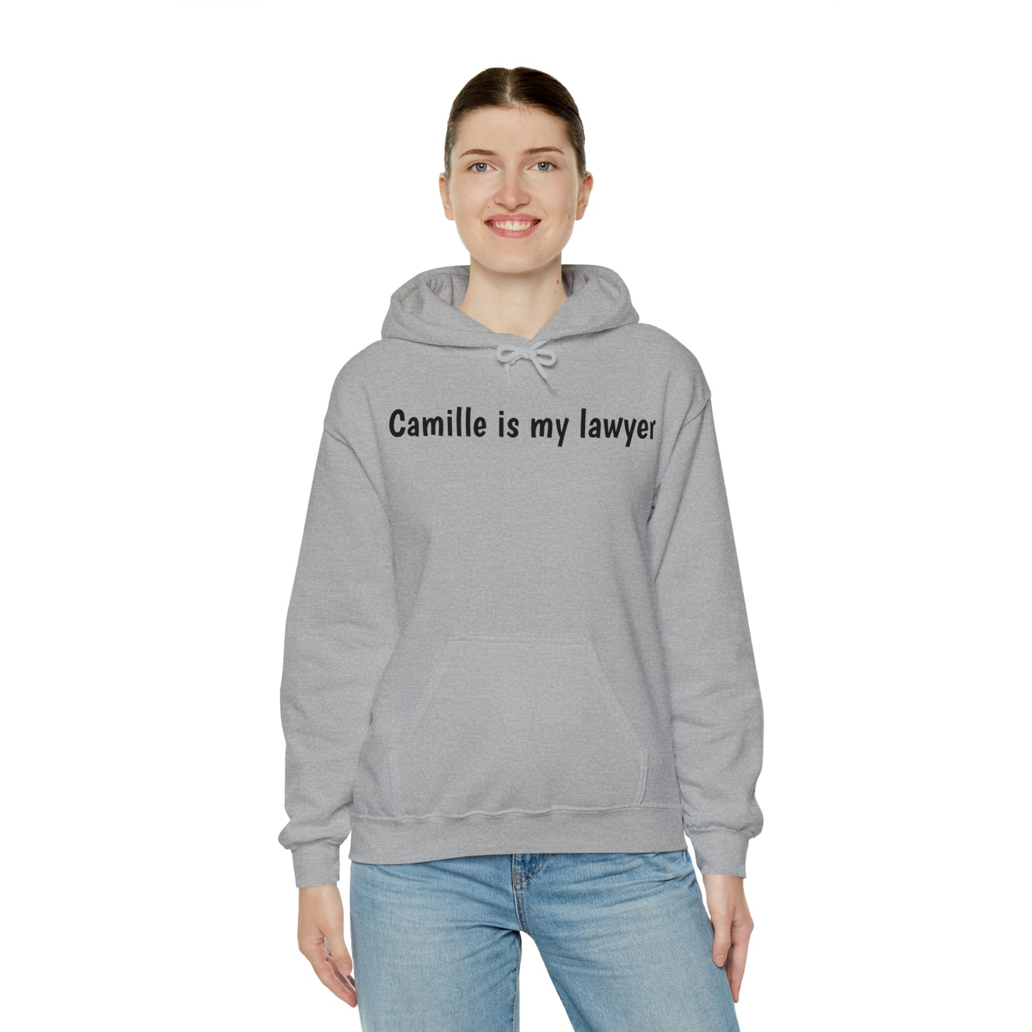 Camille es mi abogada con capucha, sudadera con capucha Unisex Heavy Blend™