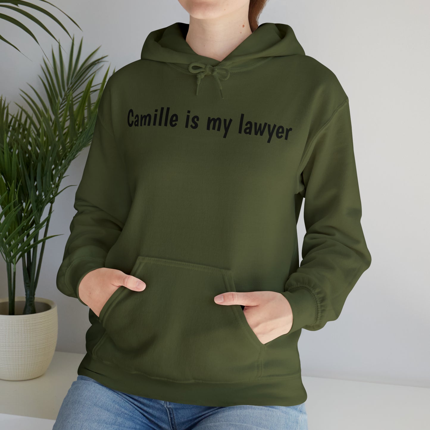 Camille es mi abogada con capucha, sudadera con capucha Unisex Heavy Blend™