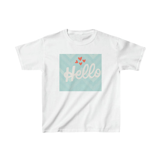 Hola, amor, camiseta, camiseta Kids Heavy Cotton™