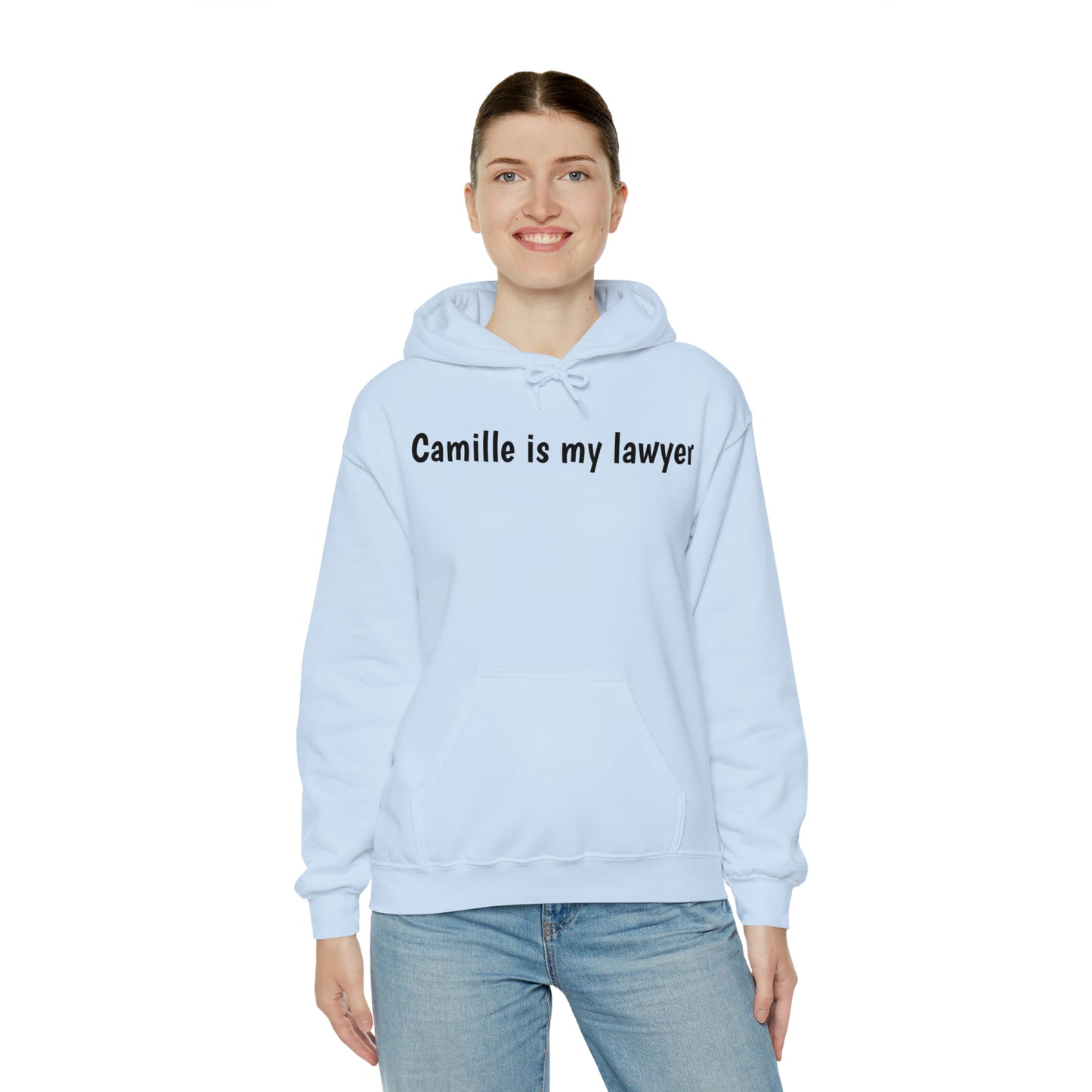 Camille es mi abogada con capucha, sudadera con capucha Unisex Heavy Blend™