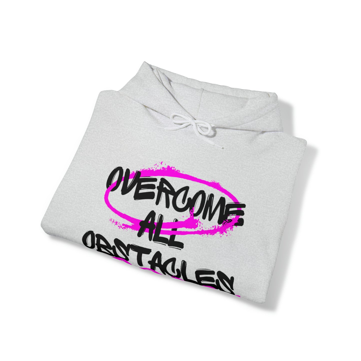 supere todos los obstáculos, Conquiste sus objetivos superando todos los obstáculos, sudadera con capucha unisex Heavy Blend™