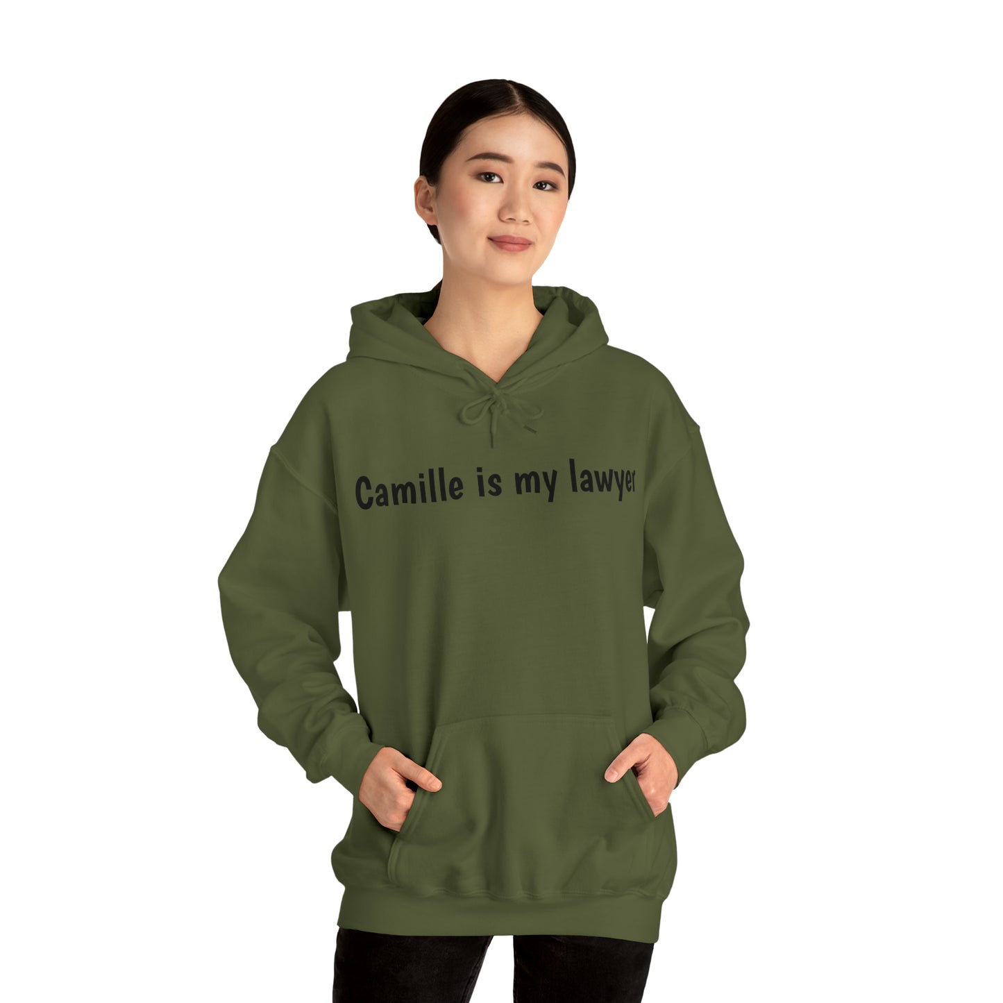 Camille es mi abogada con capucha, sudadera con capucha Unisex Heavy Blend™