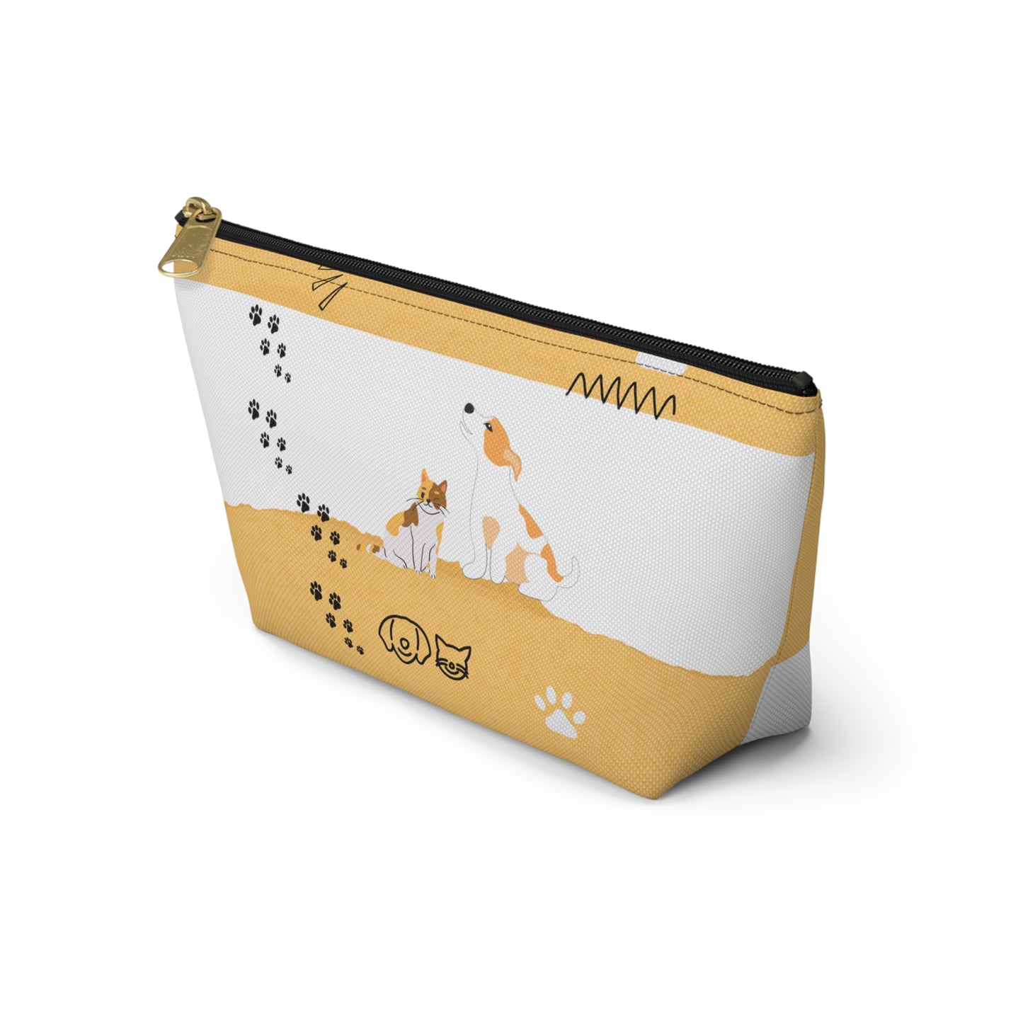 "Chic and Versatile: Accessory Pouch with T-Bottom for All Your Essentials!", Accessory Pouch w T-bottom