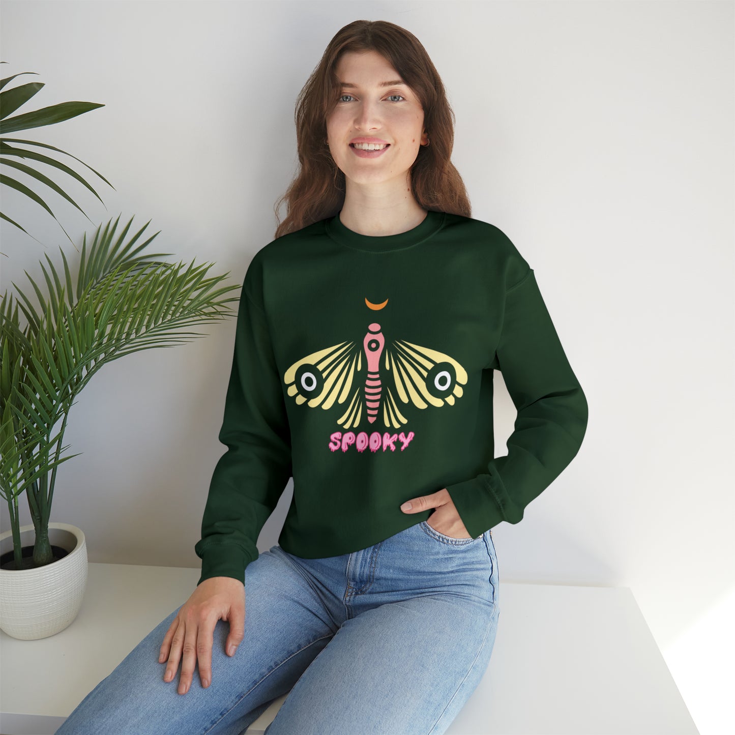 halloween hoodie, spooky butterfly, Unisex Heavy Blend™ Crewneck Sweatshirt, halloween hoodie, spooky butterfly, Unisex Heavy Blend™ Crewneck Sweatshirt halloween sweatshirt and shirt, ghost shirt western halloween shirt, cute spooky shirt, halloween gift