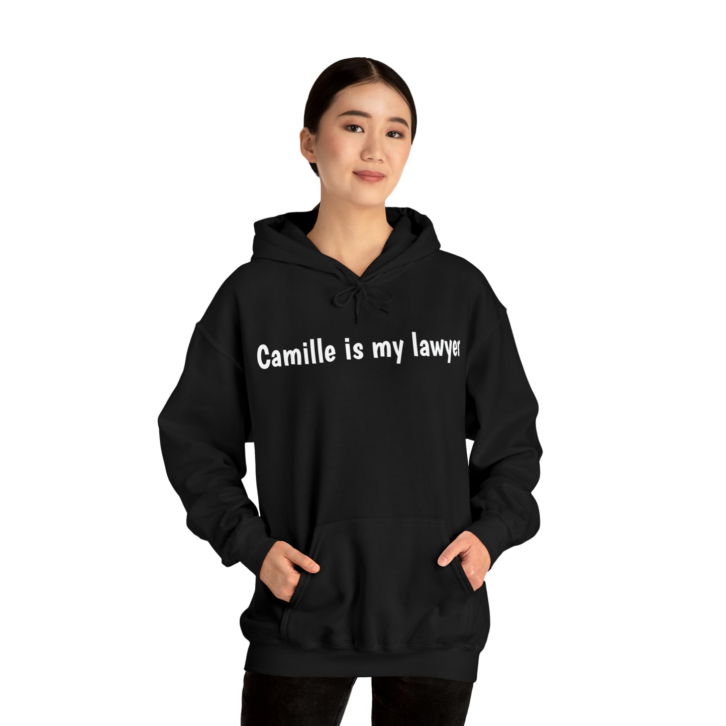 Camille es mi abogada con capucha, sudadera con capucha Unisex Heavy Blend™