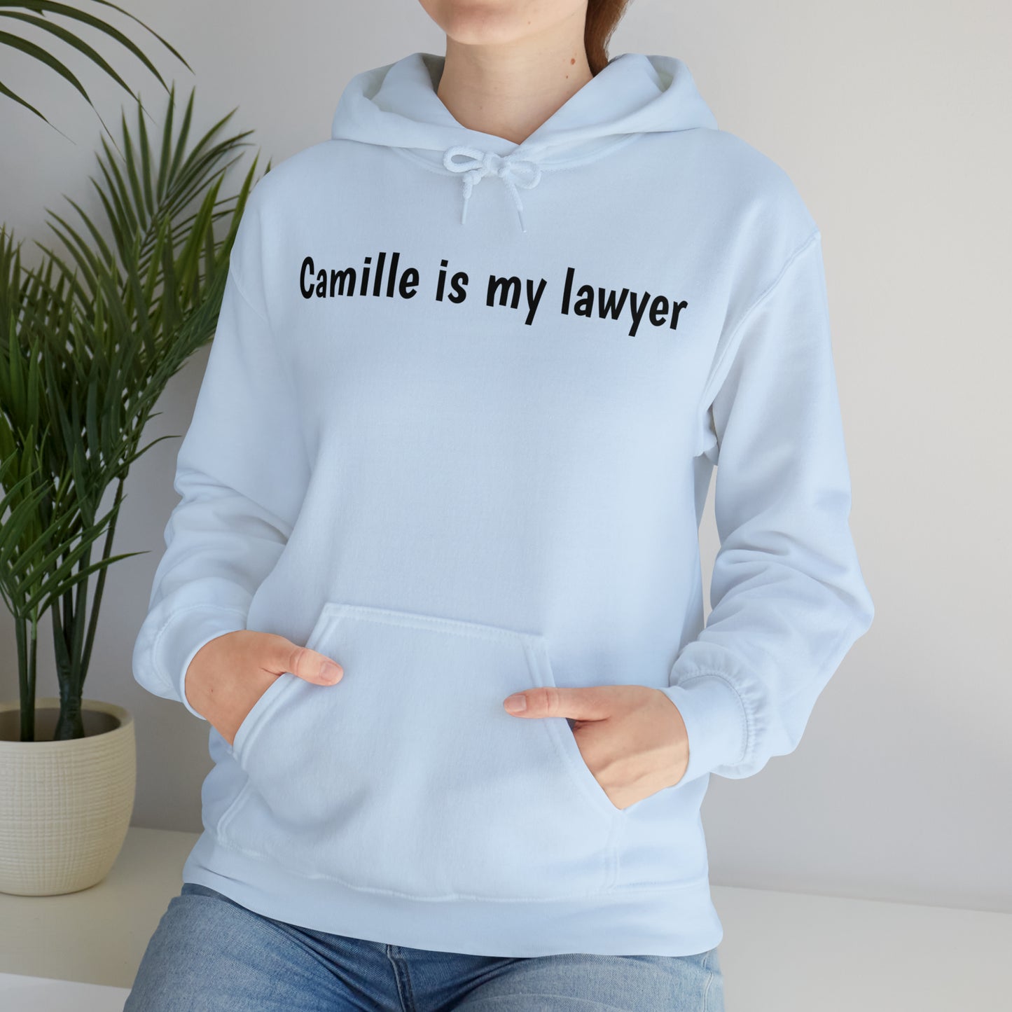 Camille es mi abogada con capucha, sudadera con capucha Unisex Heavy Blend™