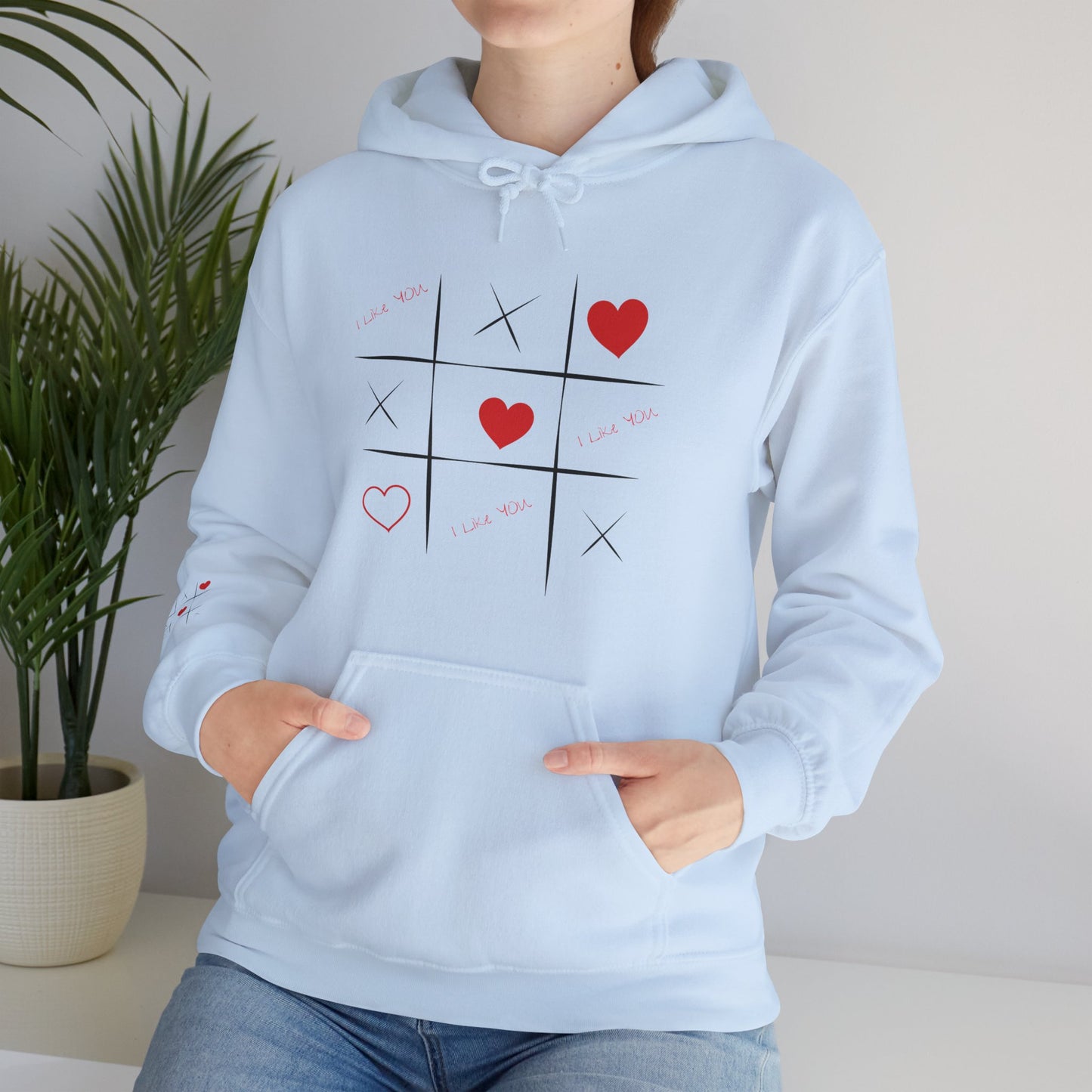 Sudadera con capucha unisex Heavy Blend™ para el día de San Valentín: ¡Amor en cada puntada!