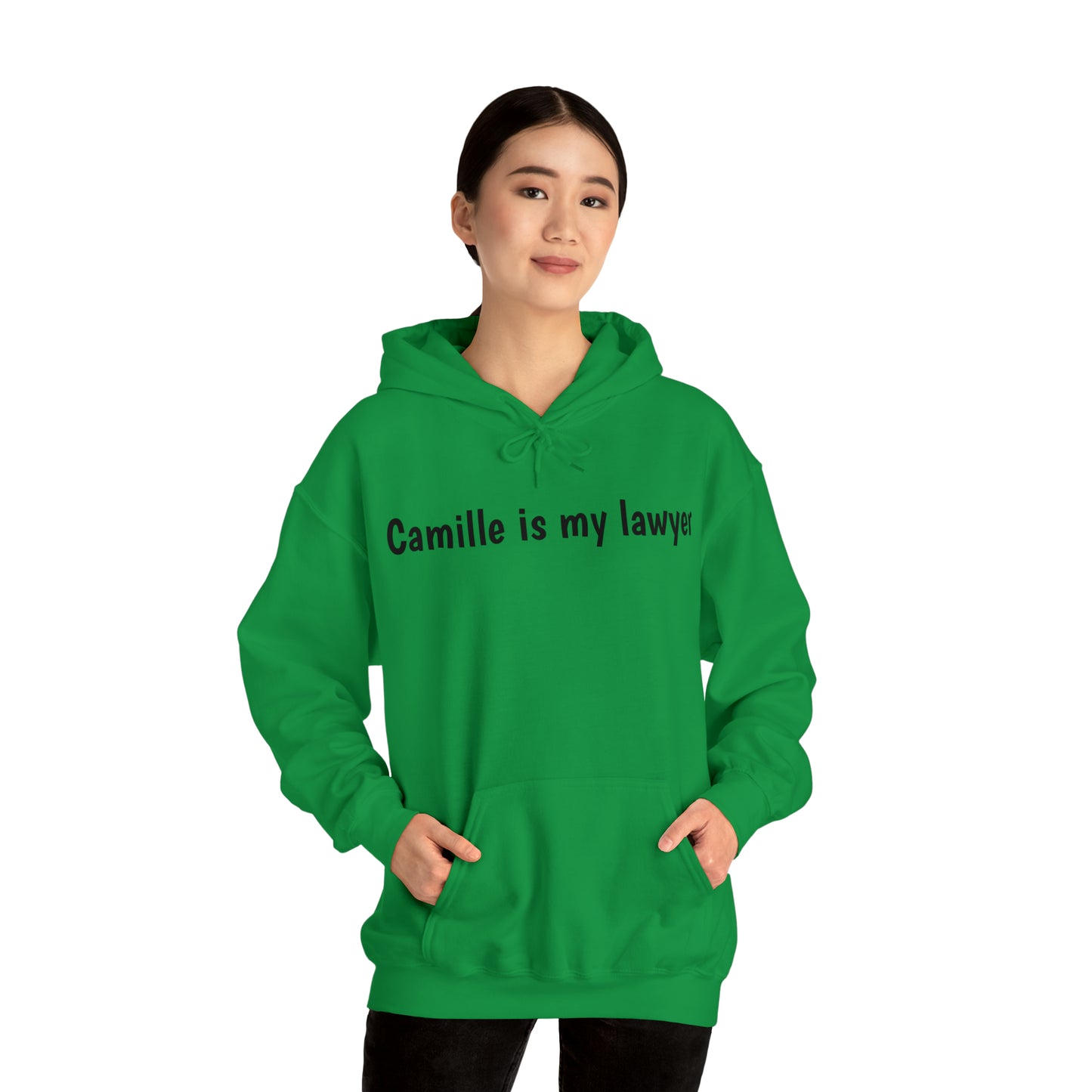 Camille es mi abogada con capucha, sudadera con capucha Unisex Heavy Blend™