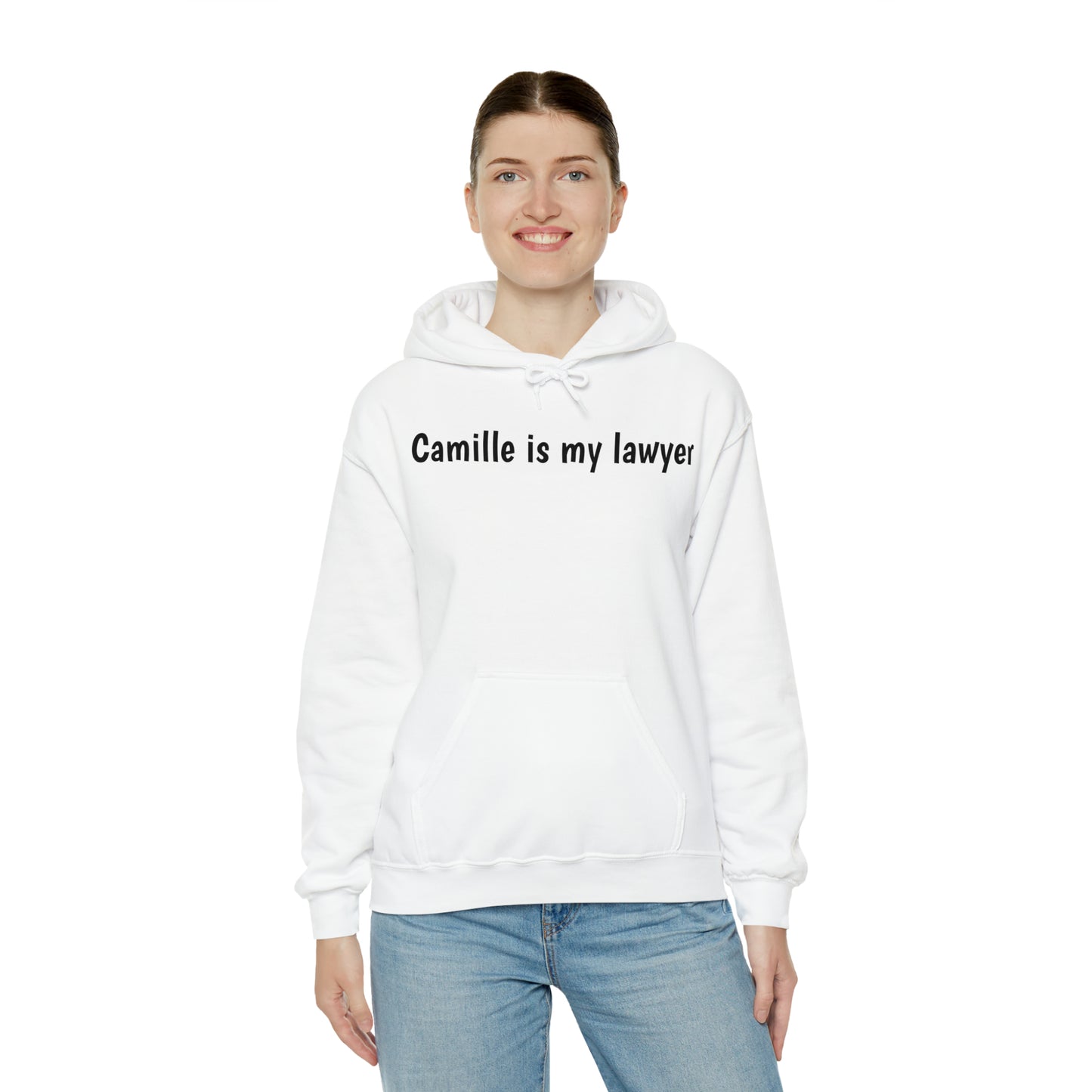 Camille es mi abogada con capucha, sudadera con capucha Unisex Heavy Blend™