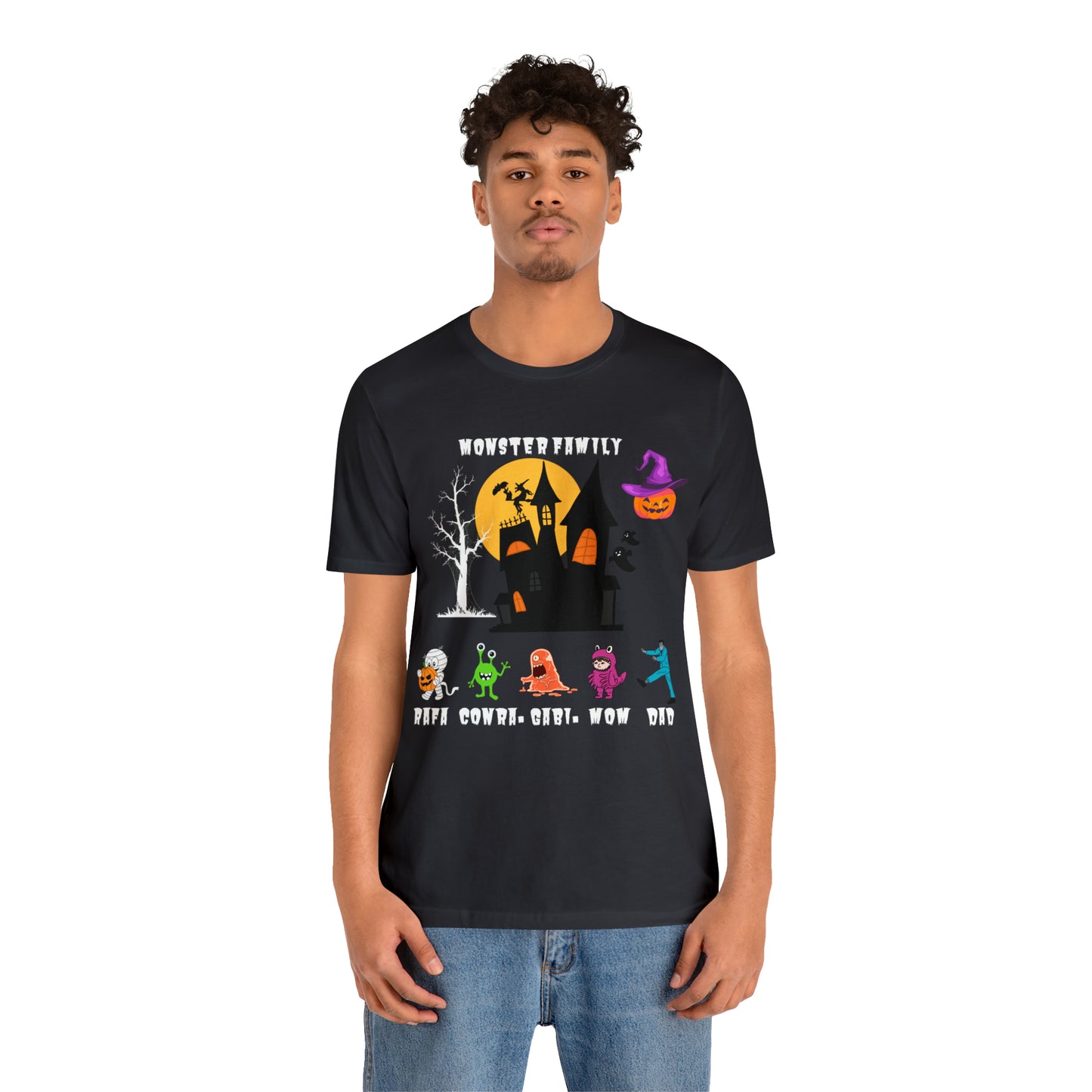 t-shirt halloween monster family