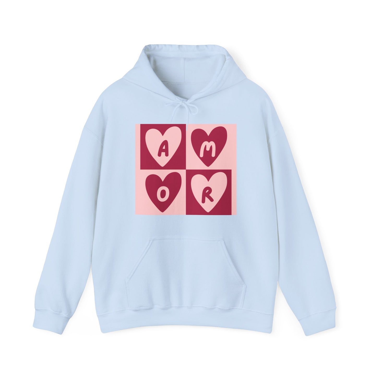 Sudadera con capucha unisex Heavy Blend™ para el día de San Valentín: ¡Amor en cada puntada! 