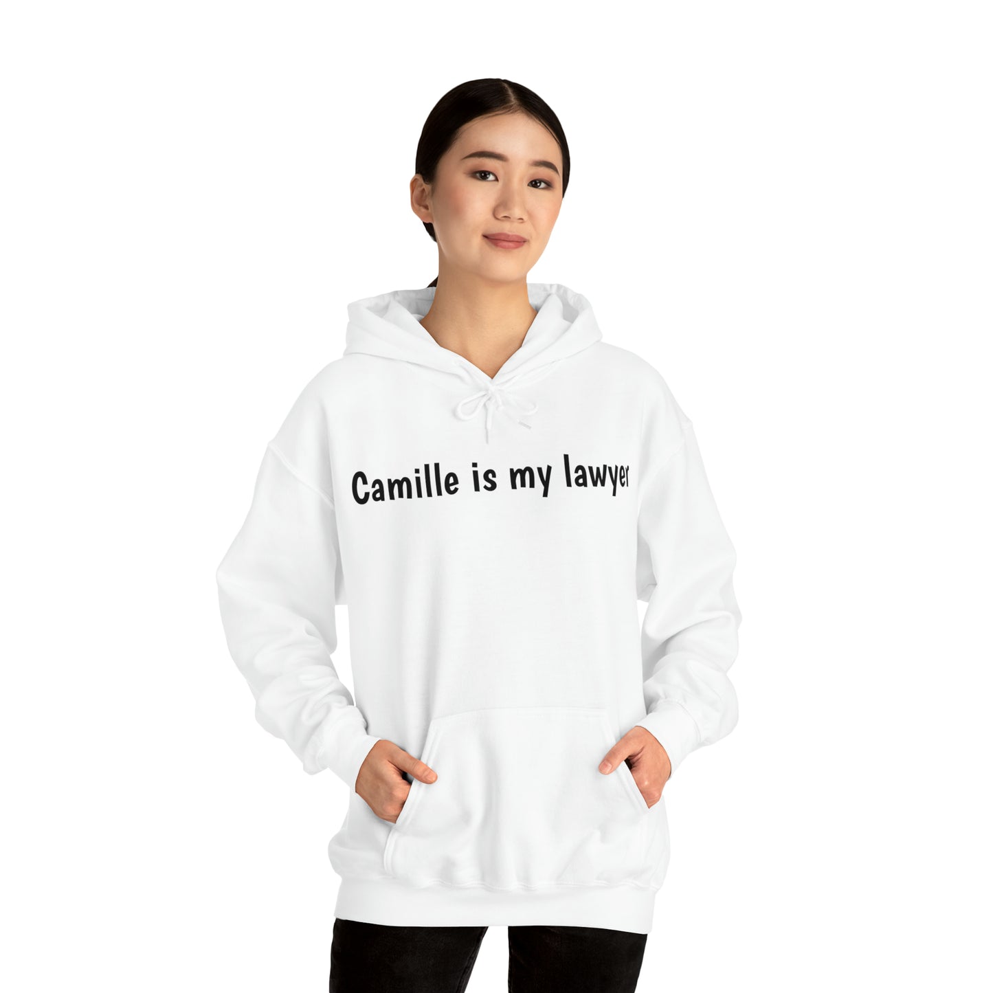 Camille es mi abogada con capucha, sudadera con capucha Unisex Heavy Blend™