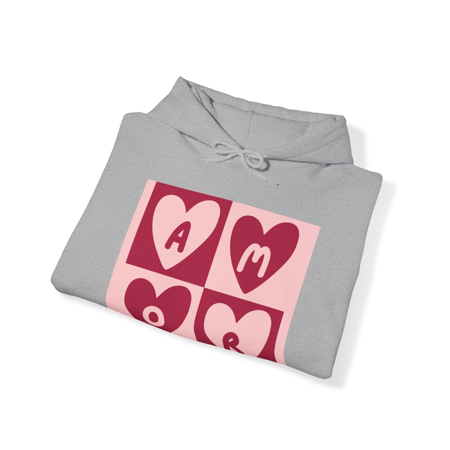 Sudadera con capucha unisex Heavy Blend™ para el día de San Valentín: ¡Amor en cada puntada! 