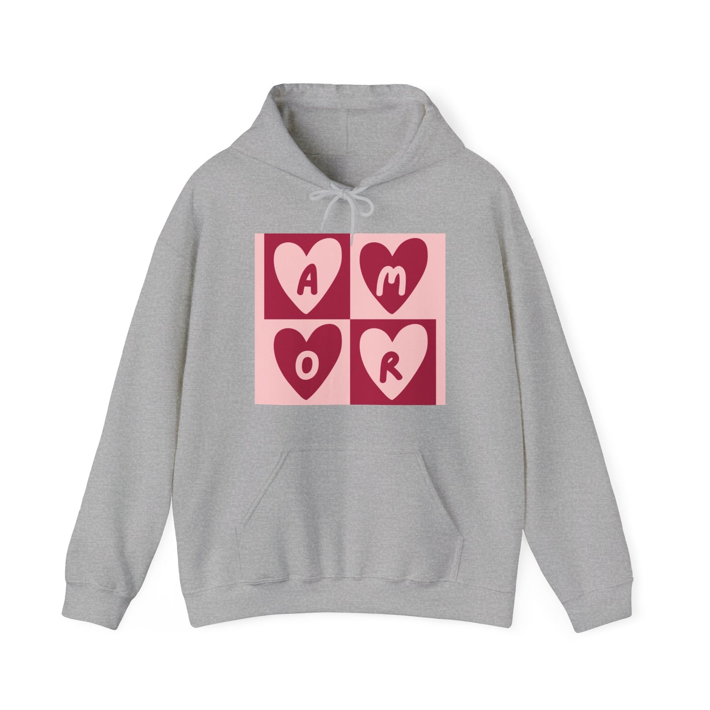 Sudadera con capucha unisex Heavy Blend™ para el día de San Valentín: ¡Amor en cada puntada! 