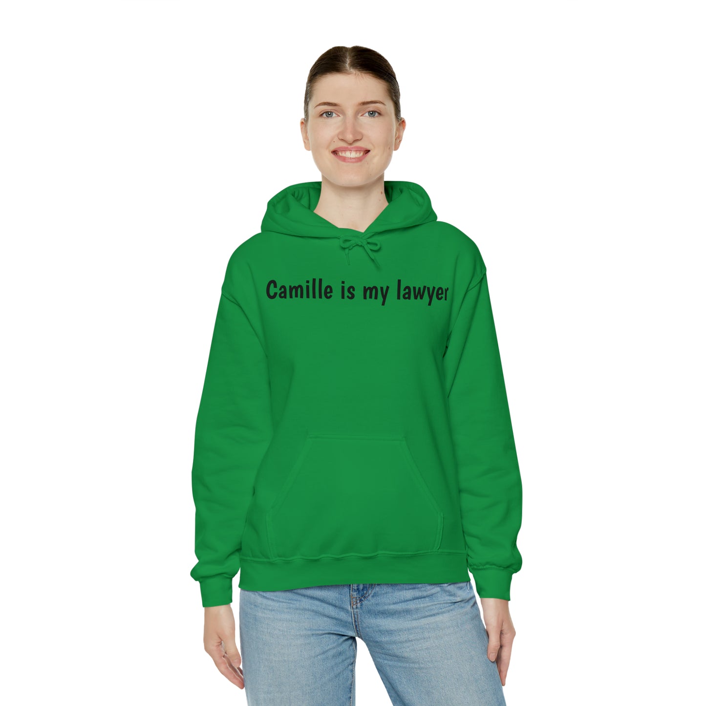 Camille es mi abogada con capucha, sudadera con capucha Unisex Heavy Blend™