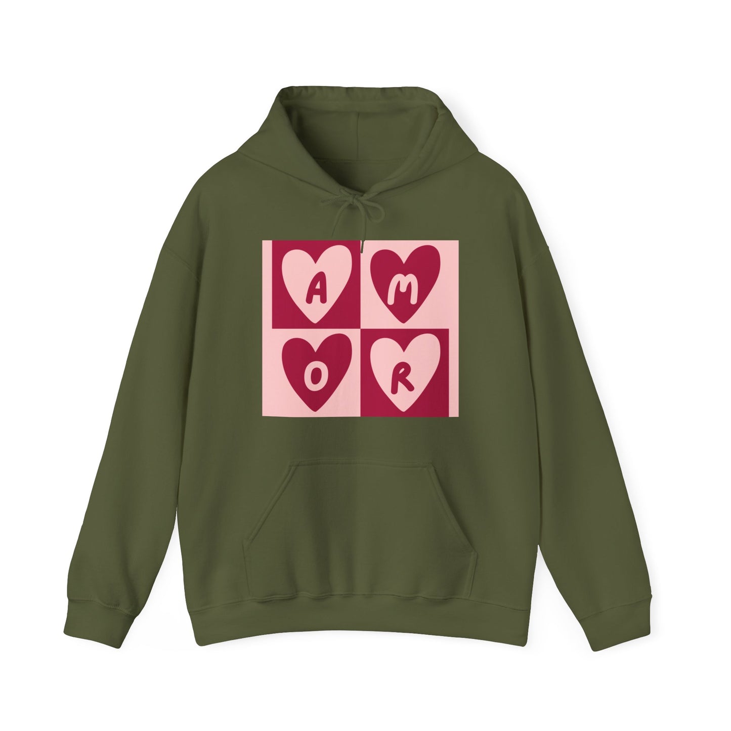 Sudadera con capucha unisex Heavy Blend™ para el día de San Valentín: ¡Amor en cada puntada! 