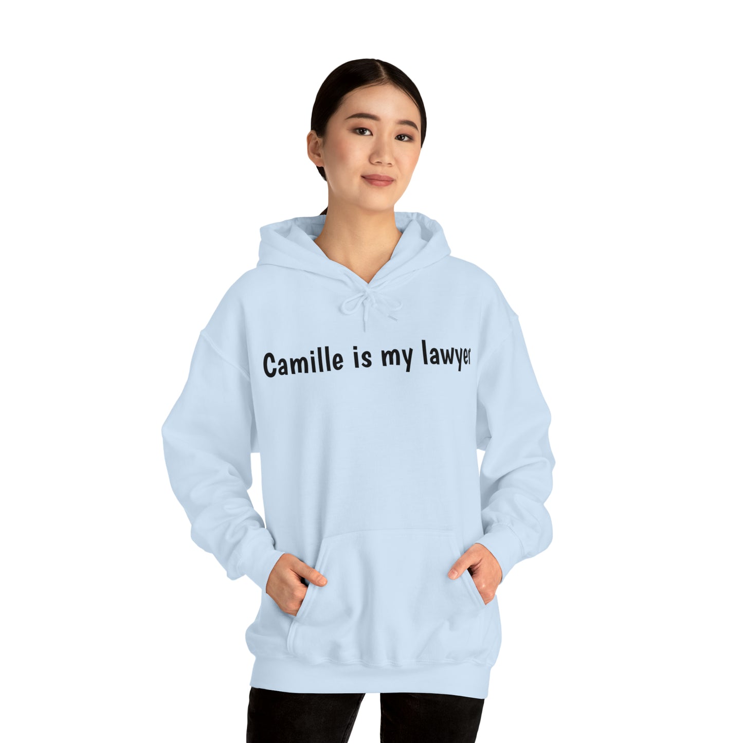 Camille es mi abogada con capucha, sudadera con capucha Unisex Heavy Blend™