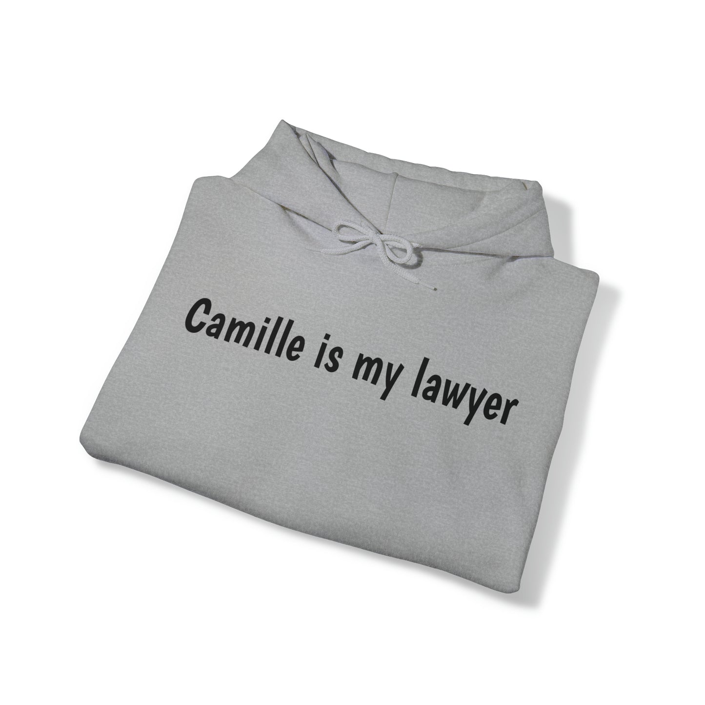 Camille es mi abogada con capucha, sudadera con capucha Unisex Heavy Blend™