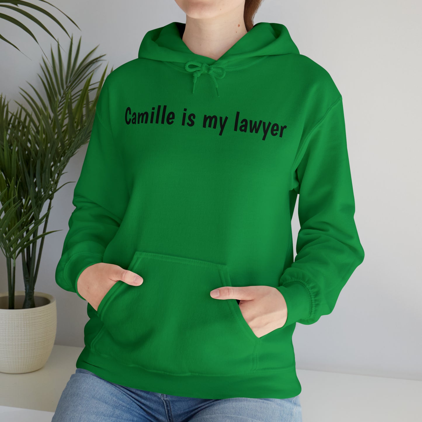 Camille es mi abogada con capucha, sudadera con capucha Unisex Heavy Blend™