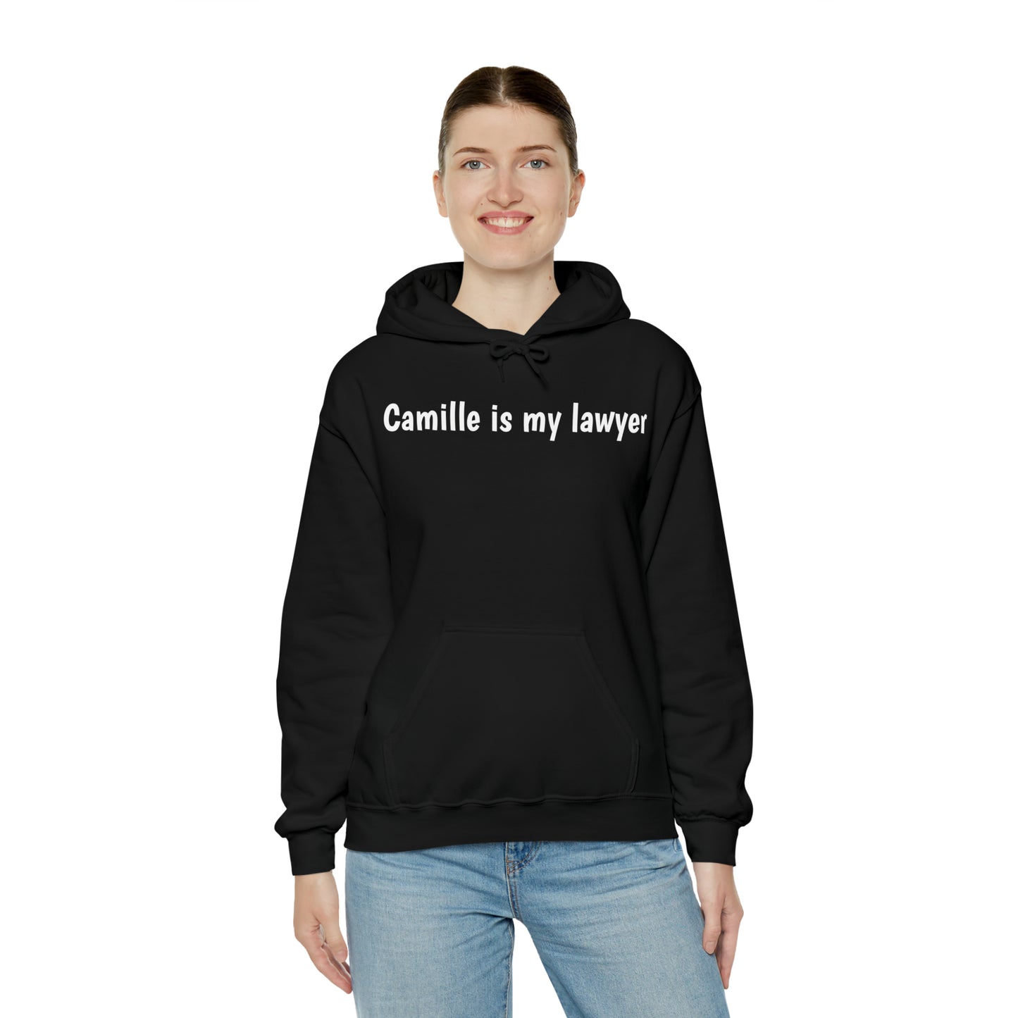 Camille es mi abogada con capucha, sudadera con capucha Unisex Heavy Blend™