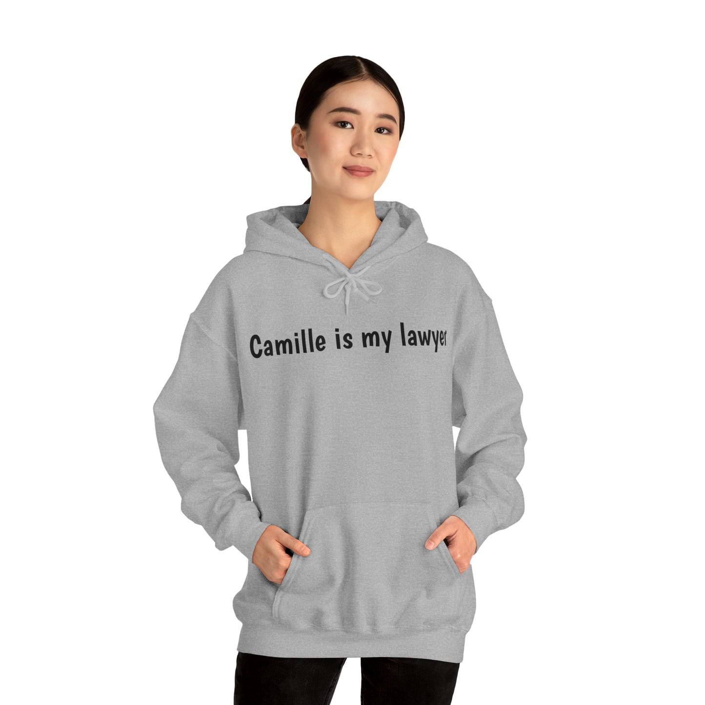 Camille es mi abogada con capucha, sudadera con capucha Unisex Heavy Blend™