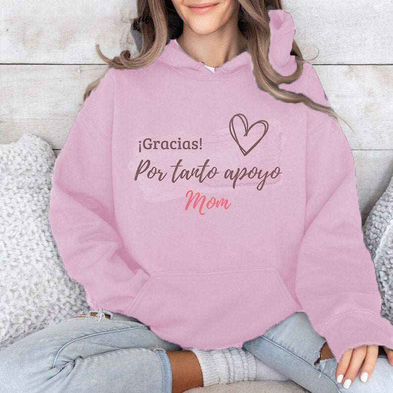 gracias por tanto mom you Unisex Heavy Blend™ Crewneck Sweatshirt, mom