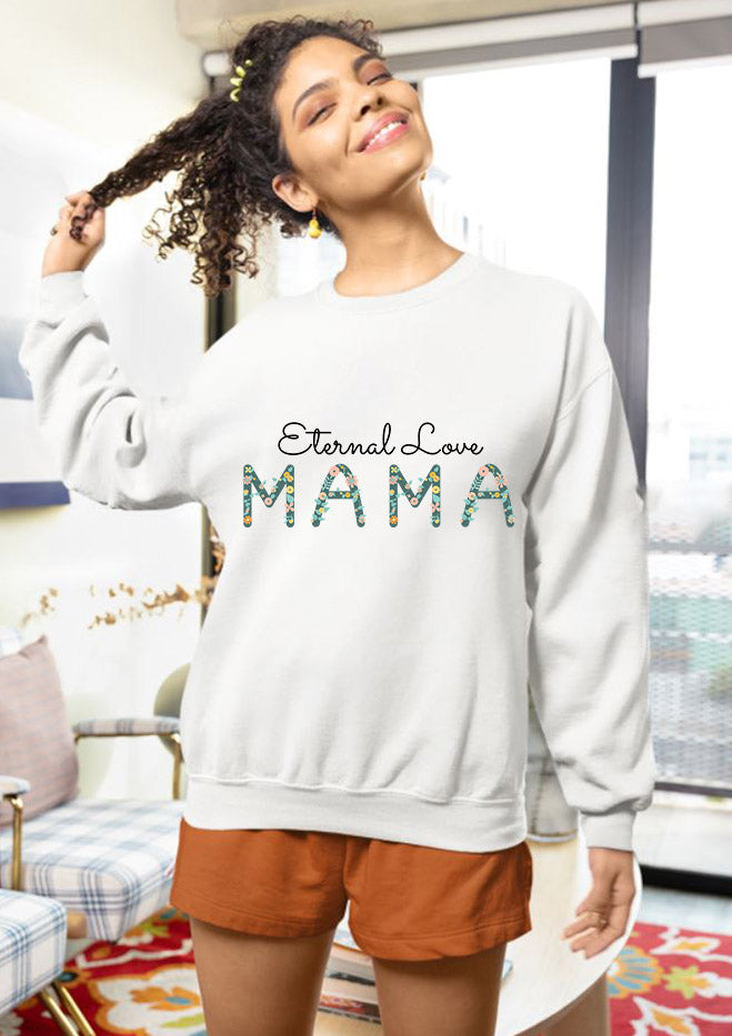 Eternal love mama you Unisex Heavy Blend™ Crewneck Sweatshirt, mom