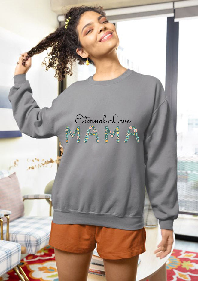 Eternal love mama you Unisex Heavy Blend™ Crewneck Sweatshirt, mom