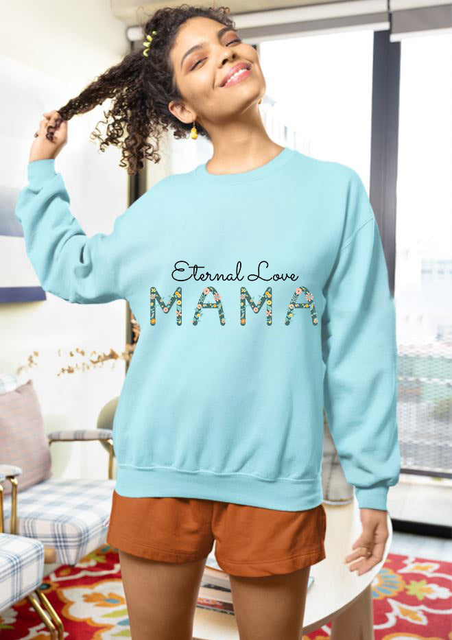 Eternal love mama you Unisex Heavy Blend™ Crewneck Sweatshirt, mom