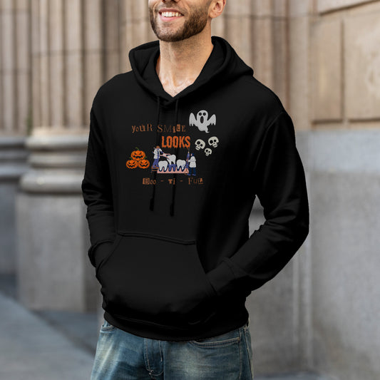 halloween hoodie, your smile looks boo ti ful, Unisex Heavy Blend™ Crewneck Sweatshirt, halloween hoodie, your smile looks boo ti ful,  cute spooky